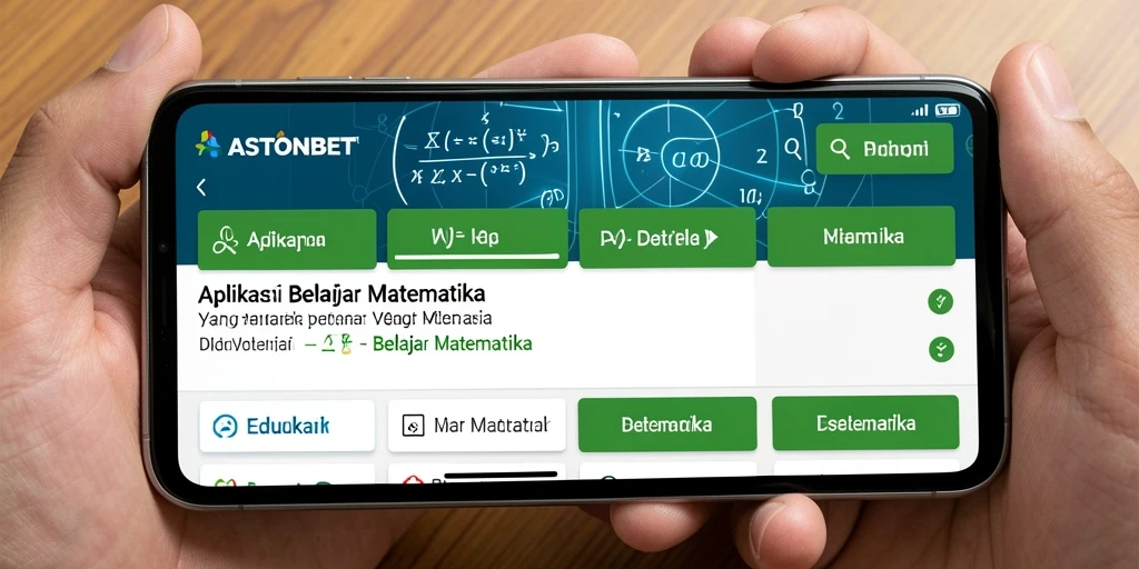 Antarmuka aplikasi ASTONBET yang menarik dan interaktif.