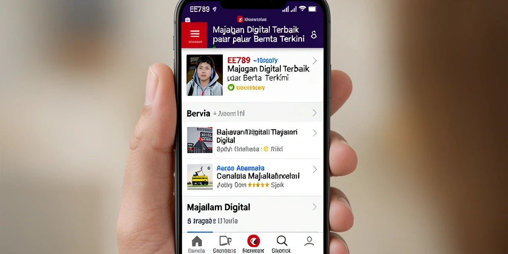 Tampilan antarmuka EE789 yang sederhana dan informatif.