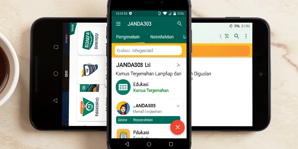 Tampilan antarmuka JANDA303 yang sederhana dan intuitif.