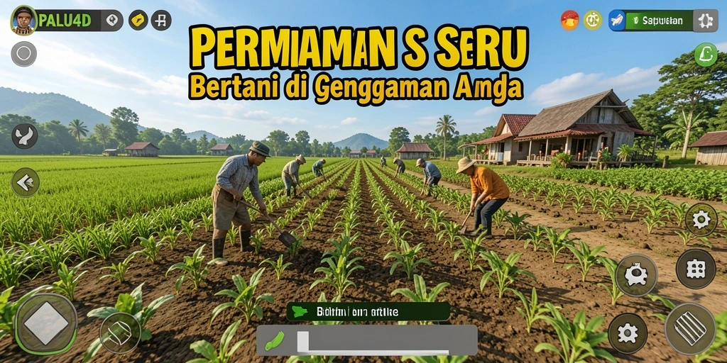 Tampilan antarmuka PALU4D yang menarik untuk pengalaman bertani.
