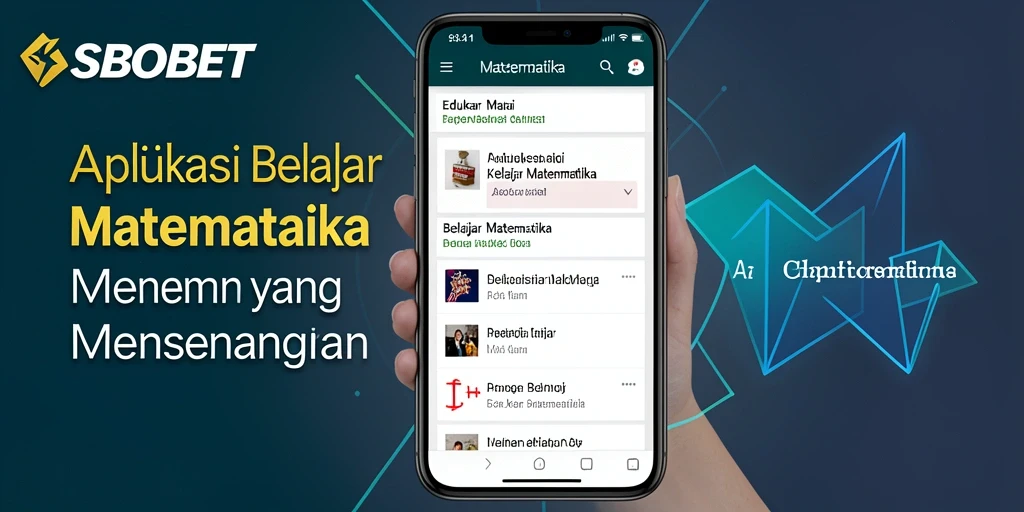 Tampilan antarmuka SBOBET yang interaktif untuk belajar matematika.