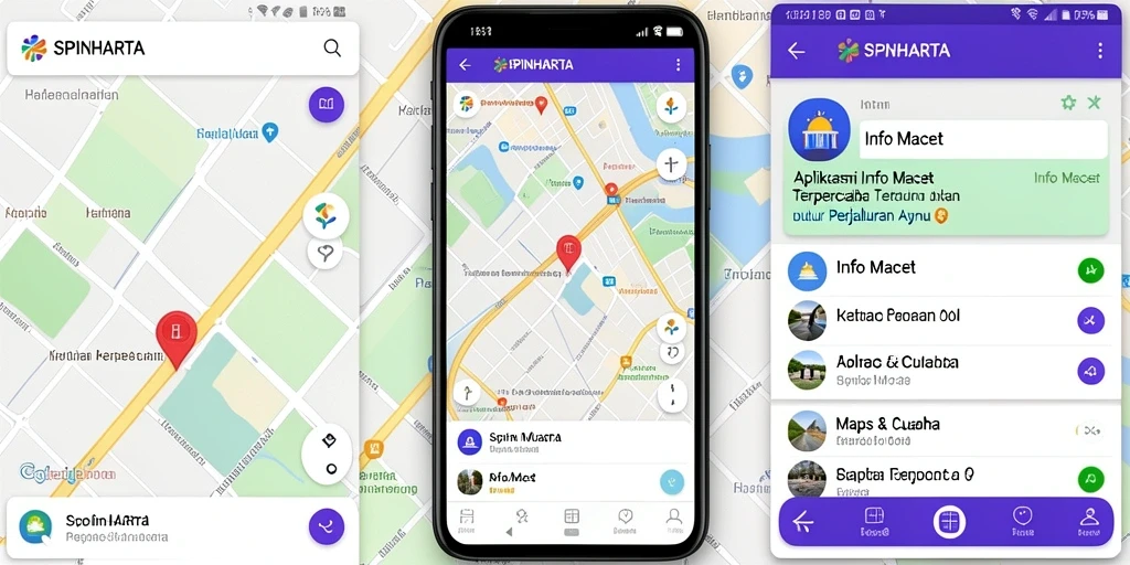 Tampilan antarmuka aplikasi SPINHARTA yang informatif dan mudah dipahami.