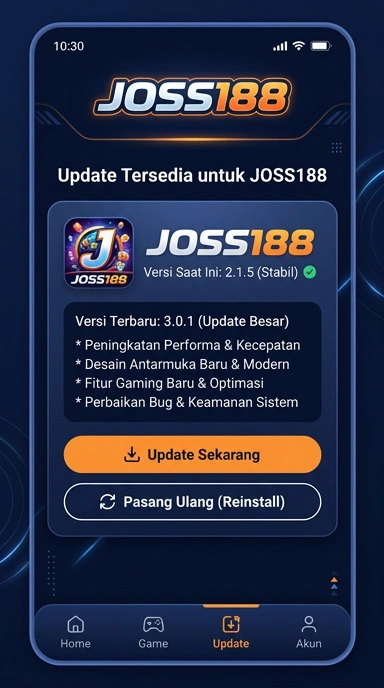 Riwayat Versi joss188 untuk Pengguna Android